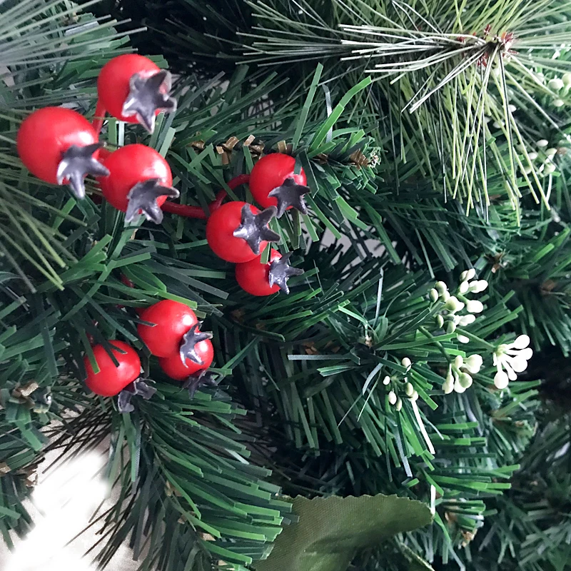 Wholesale Cheap  indoor artificial indoor wall PVC Christmas wreath 24inches 18inches