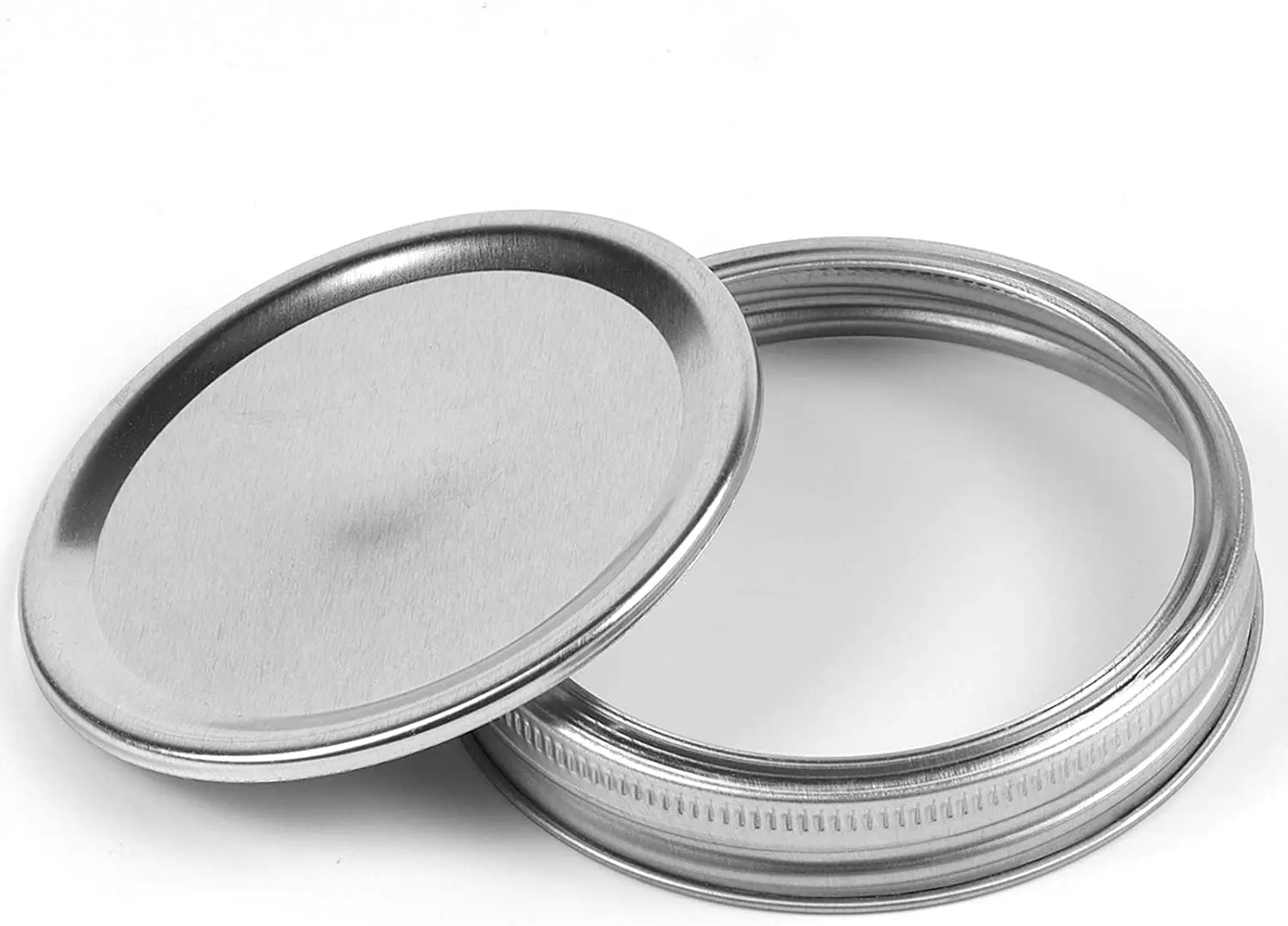 Mason Jars 64 oz Wide Mouth with Lid and Band, Half Gallon Mason Jars with Airtight Lids , Clear Glass Mason Jars