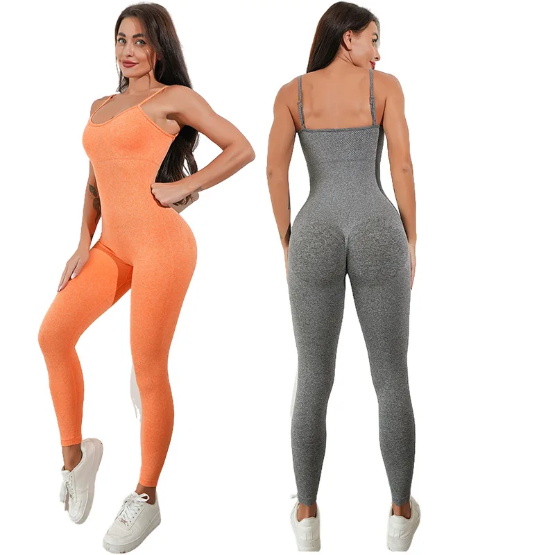 Plus Size One piece jumpsuit Bodysuit Tube Top Elastic Padded High Compression Seamless Breathable Jumpsuit Black Strap Romper