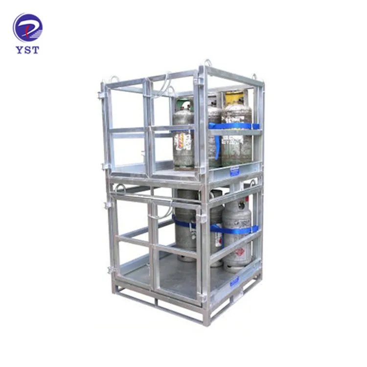 Steel Gas Bottle Transport Propane Lpg Gas Pallet For Gas Cylinder