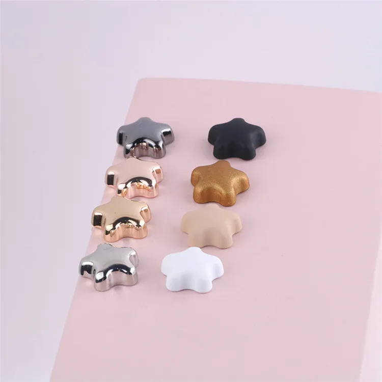 Muslim Jewelry Customizable Brooch Magnetic Silk Scarf Buckle Head Buckle Hijab Pin Strong Magnet Pentagram Hijab Brooch