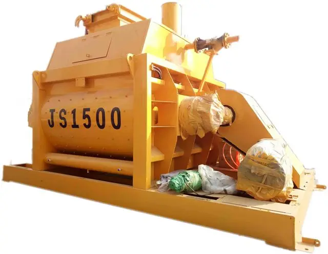 Litre Twin-shaft Beton Concrete Mixer Price JS Compulsory 500 750 1000 Concrete Mixer