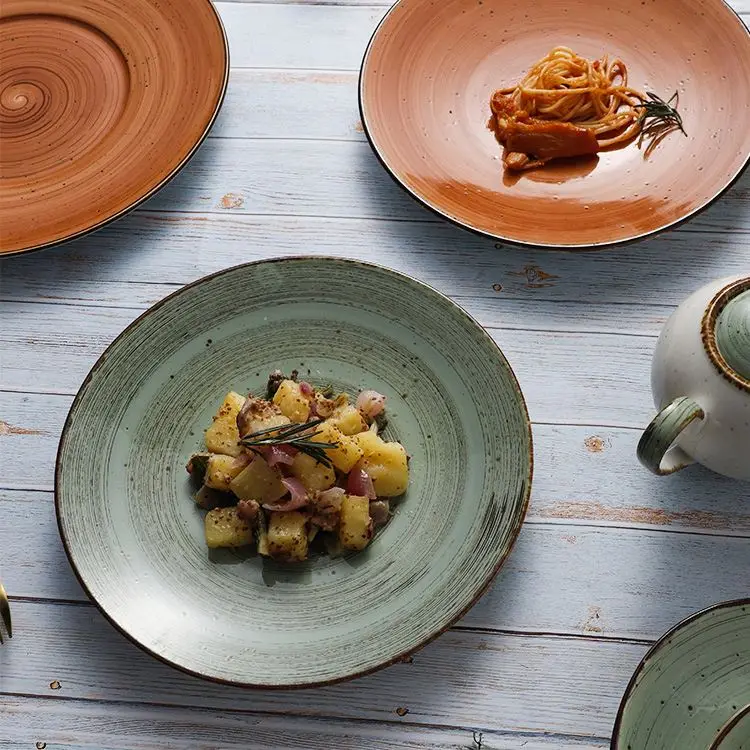 Excellent Quality 12 Inch Ceramic Plate Base Plato