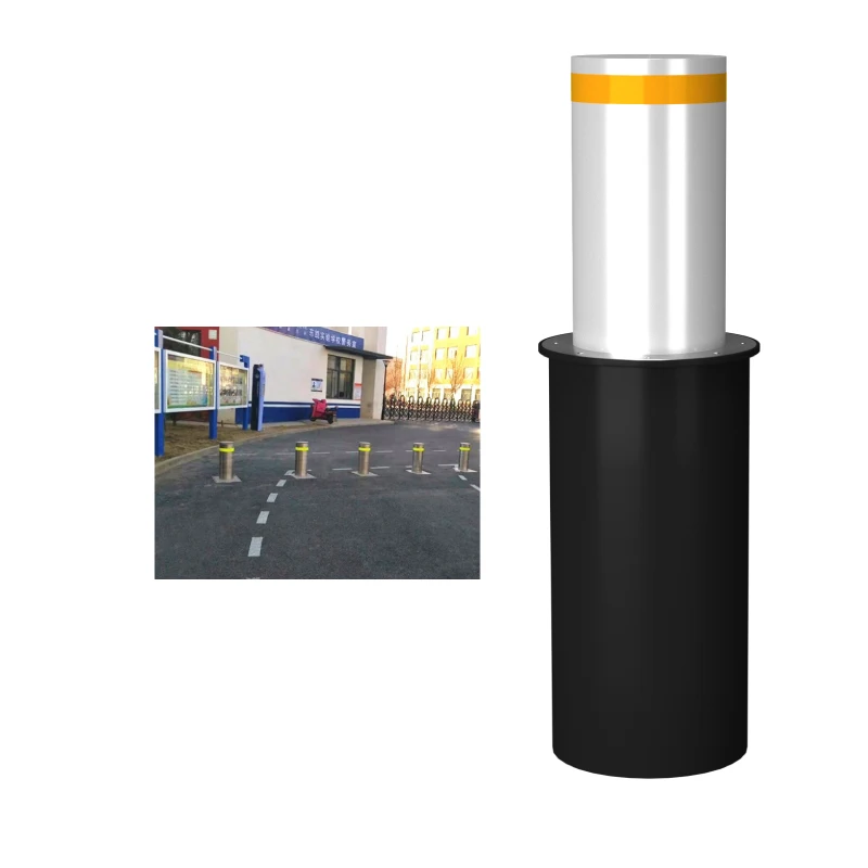 Electric Parking Bollard with Anti-Ram Raid, 219mm Diameter for High-Security Parking and Traffic Management