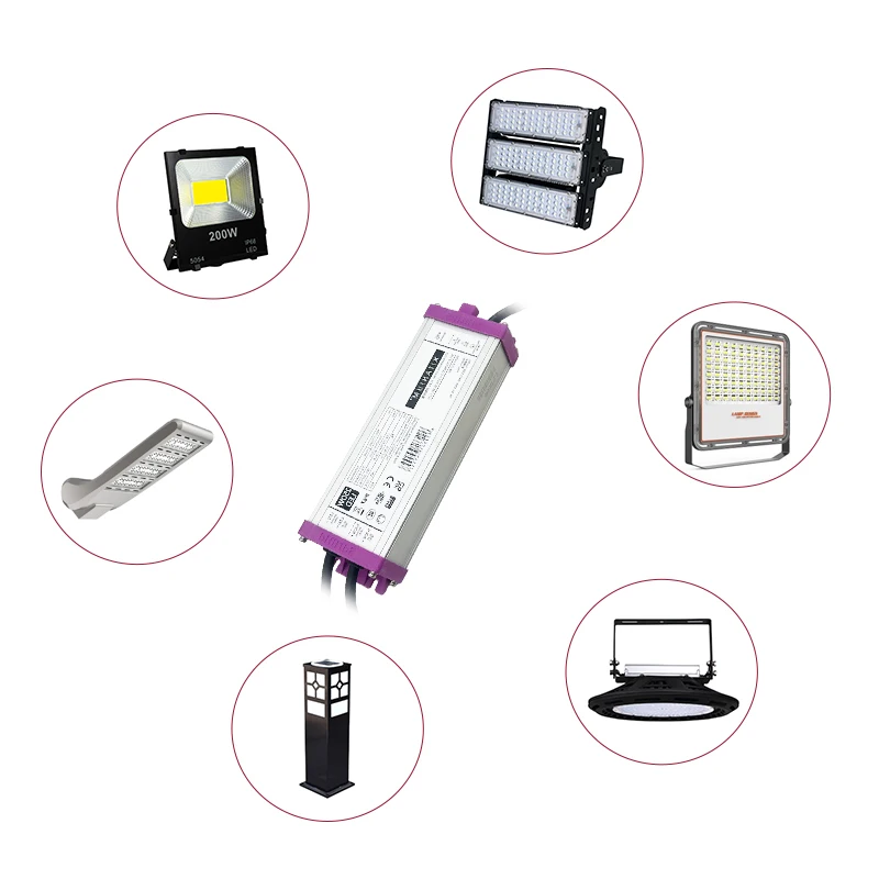 Switching Light Driver Power Supply 100-277v 220-240v 65w 100w 150w 200w 250w Module Led Flood Lighting Driver