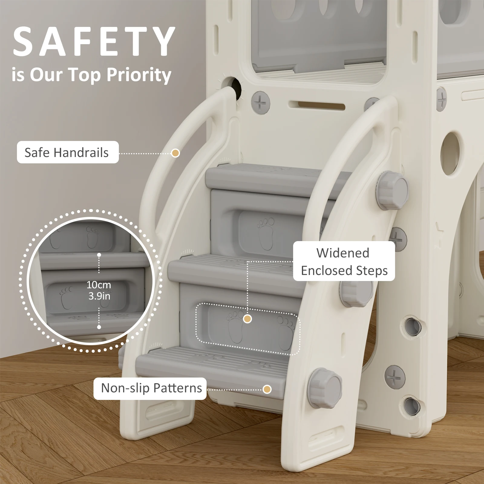 Multifunetional Climbing Kids Indoor Play House Playground Baby Playroom Combined Slide And Swing Set For Children Sliding Toy