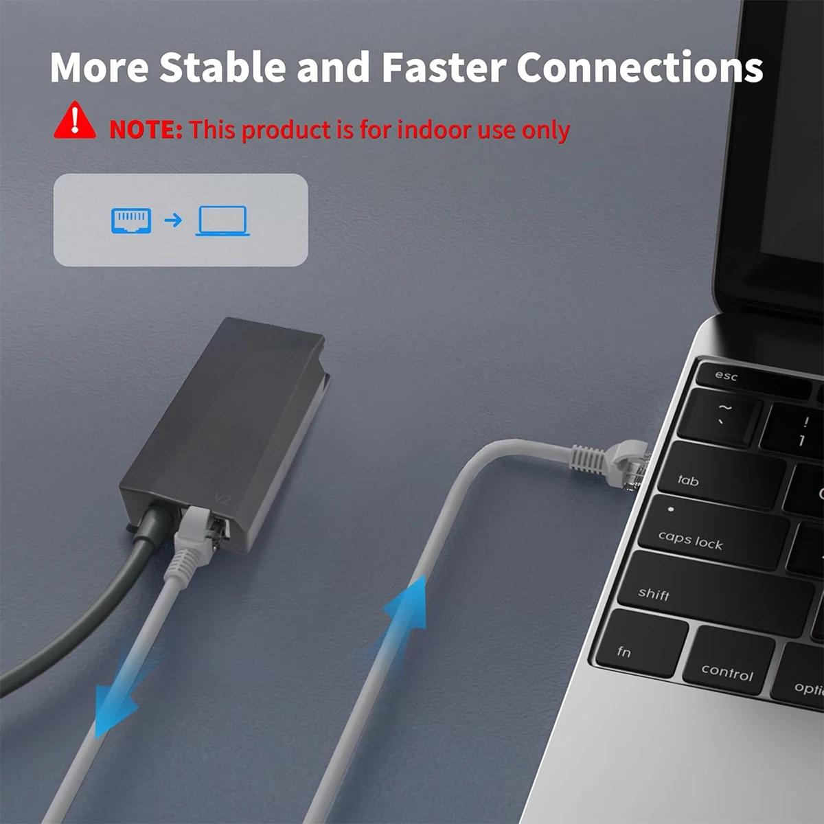 Starlink Ethernet Adapter for Starlink Standard Actuated Gen 2 Wired External Network