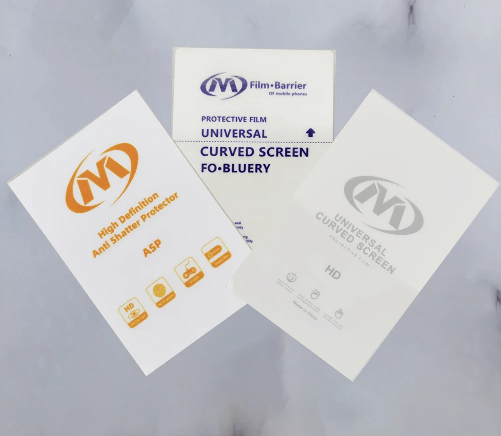 12*19cm film Cutting Machine Material Soft Screen Protector TPU Hydrogel Film Nano