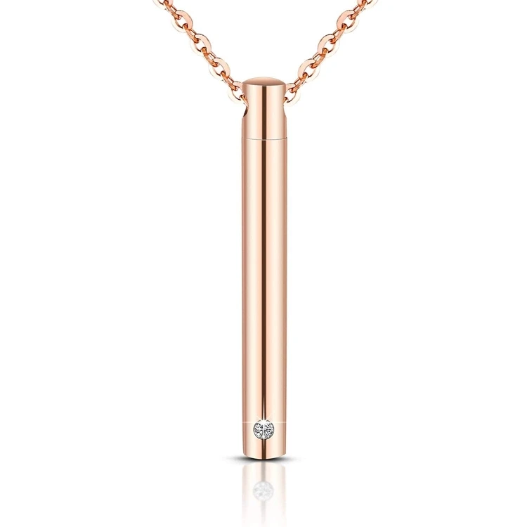 925 sterling silver memorial keepsake urn necklace crystal cremation necklace for ashes