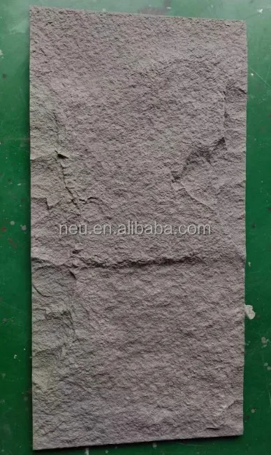 Artificial PU stone decoration cladding panels stones exterior wall cladding home pink 3d wall panel