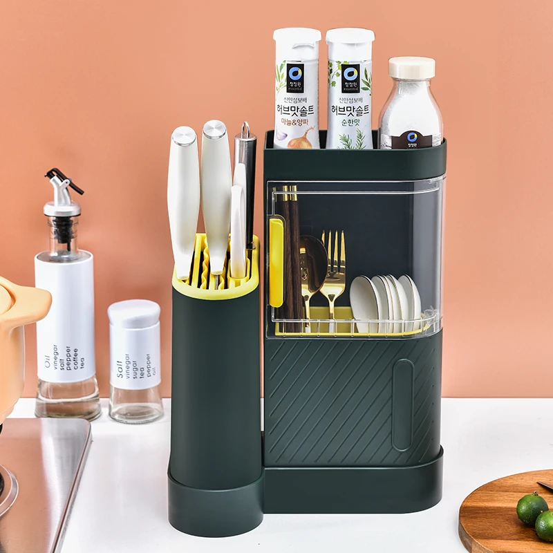 under cabinet disinfection knife storage stand holder