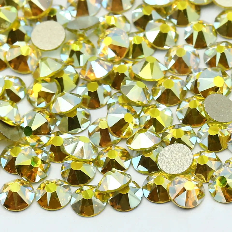 High Quality 2088 AB Color Glass Rhinestones 16 Cuts For Nails