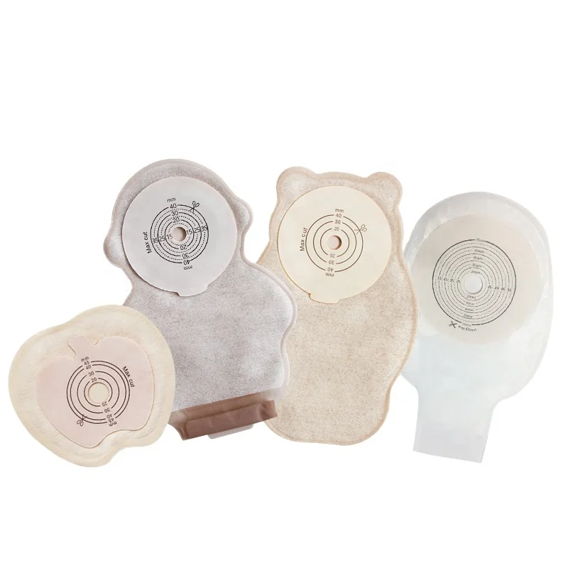 Steadlive One Piece Drainable Disposable Ostomy Bag Colostomy Pediatric Ostomy Bag