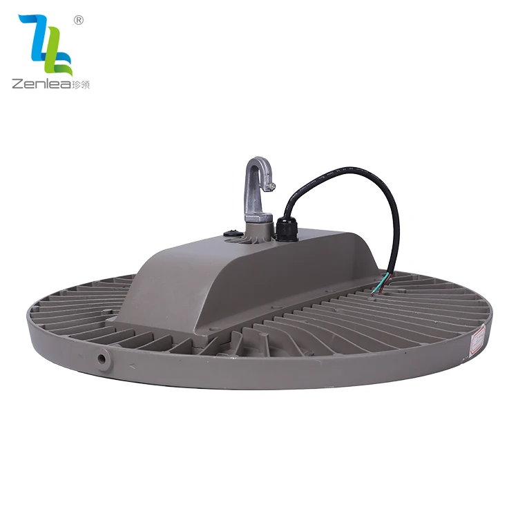 Gymnasium Lighting Aluminum 5 Years Warranty Ip65 Waterproof Indoor 100watt 150watt 200watt Ufo High Bay Light