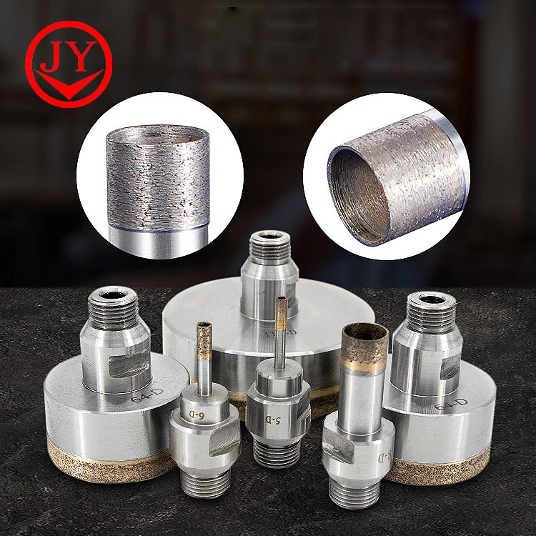 Diameter 5 Mm -150mm Thread Vacuum Brazed Core Drill Bits Hole Saw Drilling Cutter Diamond Drill Bit For glass