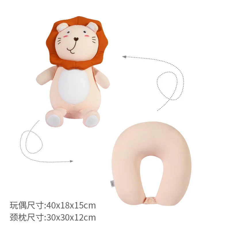 Best-selling doll Deformable U-shaped pillow Portable neck protection nap pillow for airplane travel