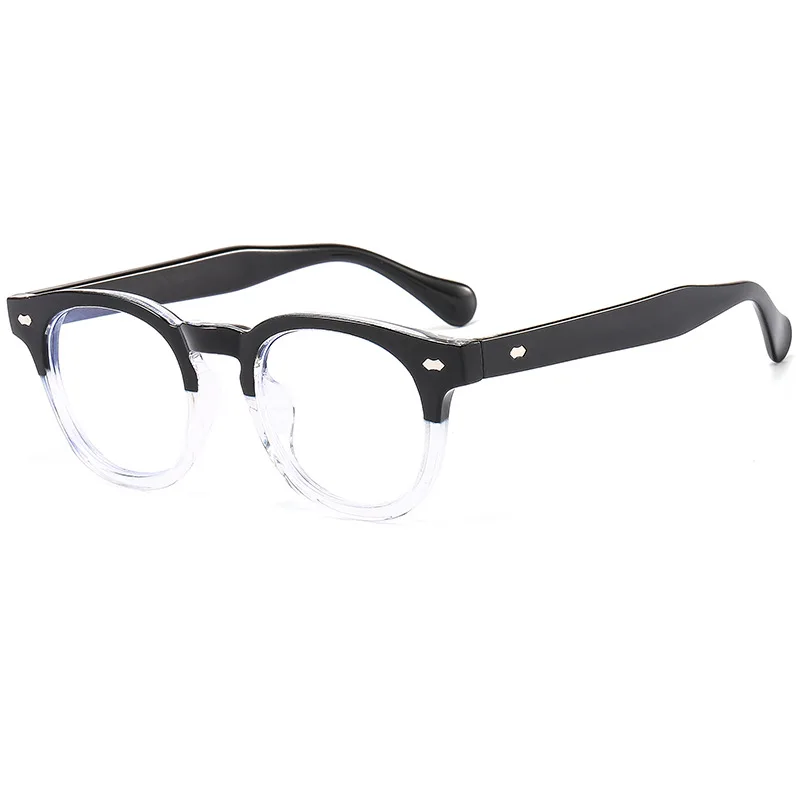 New Hot Selling Fashion Trend Men Quality Pc Round Frame Optical Glasses Women Retro Premium Custom Anti Blue Light Glasses