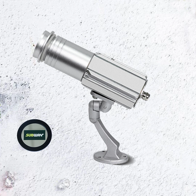 20W Waterproof Rotation HD Advertising Projection Lamp Outdoor Gobo Projector