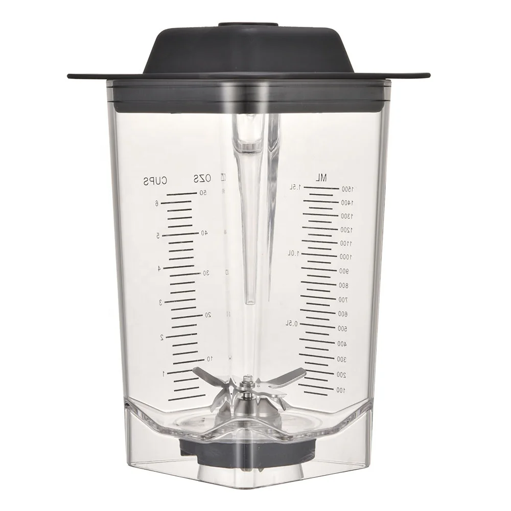 Ideamay High Quality 1.5L Commercial Blender Plastic Jar Jug Pitcher for Jtc Replacement