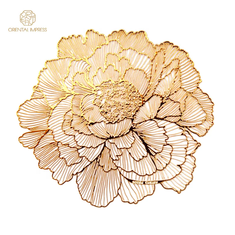 2021 Art & Collectible metal carving bookmark brass page marker