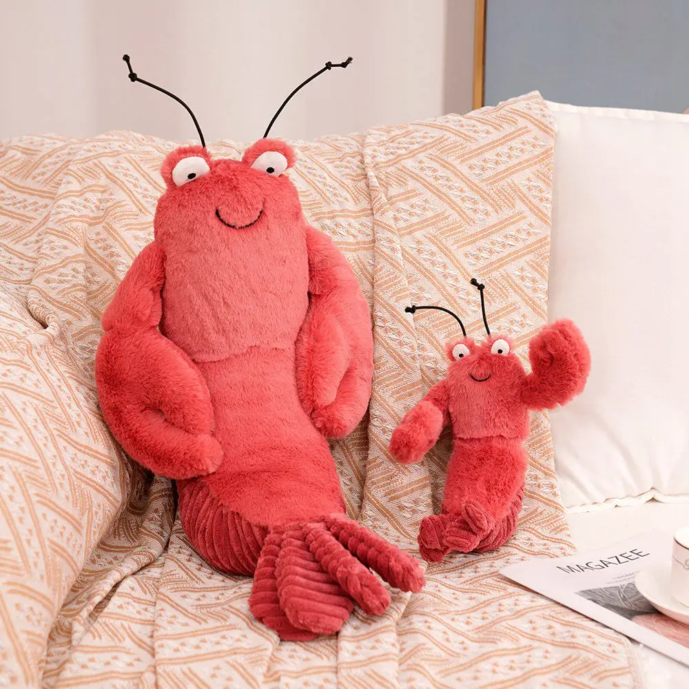 22Cm Free Sample Cute Bed Sleeping Pillow Stuffed Animal Plush Toy Lobster Crab Plush
