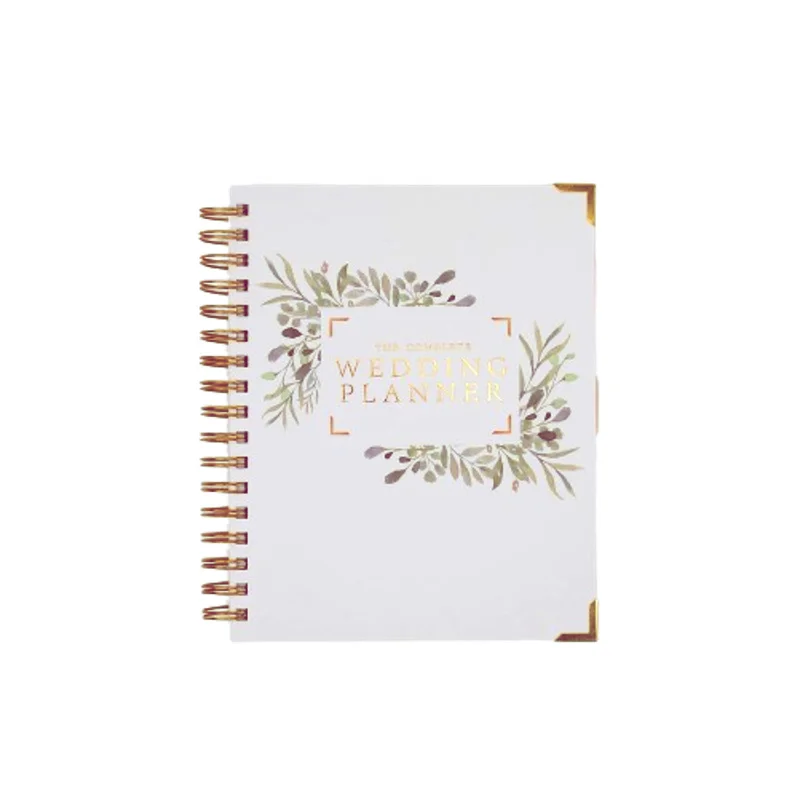 leather journal Luxury Custom Binder Wed Planner Set white My Wedding Planner Book