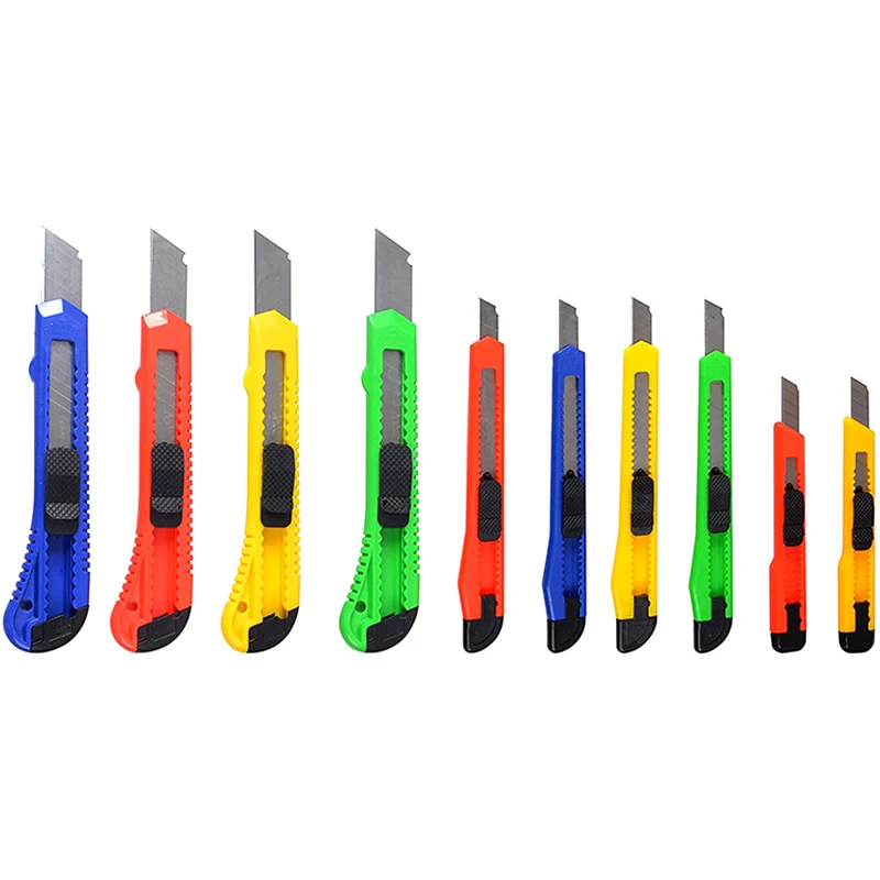 Самый дешевый мини цветной безопасный промышленный Безопасный нож для резки мешков