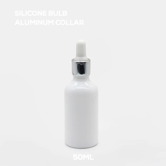 
Best Seller Essential Oil Series 30ml 2oz White Opal Glass Pasteur pipette Bottle 