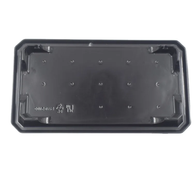 SM1-5109MZ Take Away Food Salad Stackable Plastic Cheesecake Catering Restaurant Party Trays With Lids