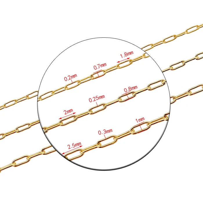 Low Price Small Link Chain Stainless Steel Tiny Link Chain Jewelry Making Accessories Meter Chains Sell By Roll