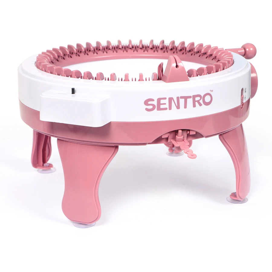 Mini 48 Needles Circular Round DIY Plastic Knitting Machine Hat Sock Gift Toys  For Girls Kids Adult Beginners