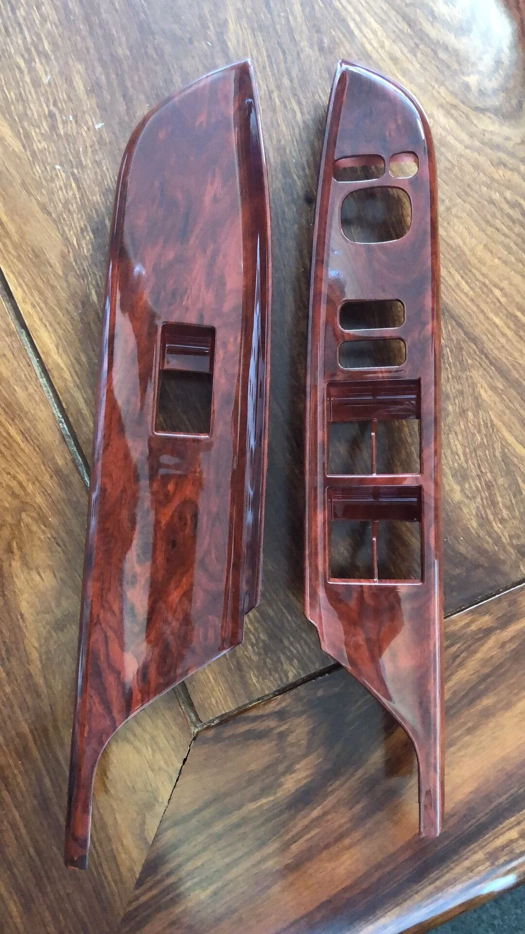 Auto Car Power Window Switch Panel Cover For LHD Alphard 2008 - 2014