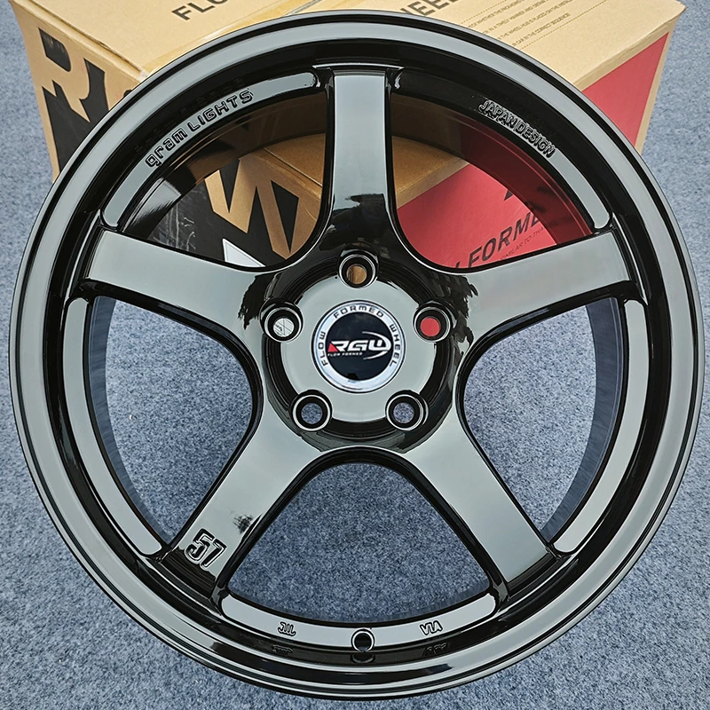 R35 Available Stock Design Manufacture Rims Five Spoke Pcd 114.3 5 Holes 17 18 19 20 Inch Flow Forming Wheel