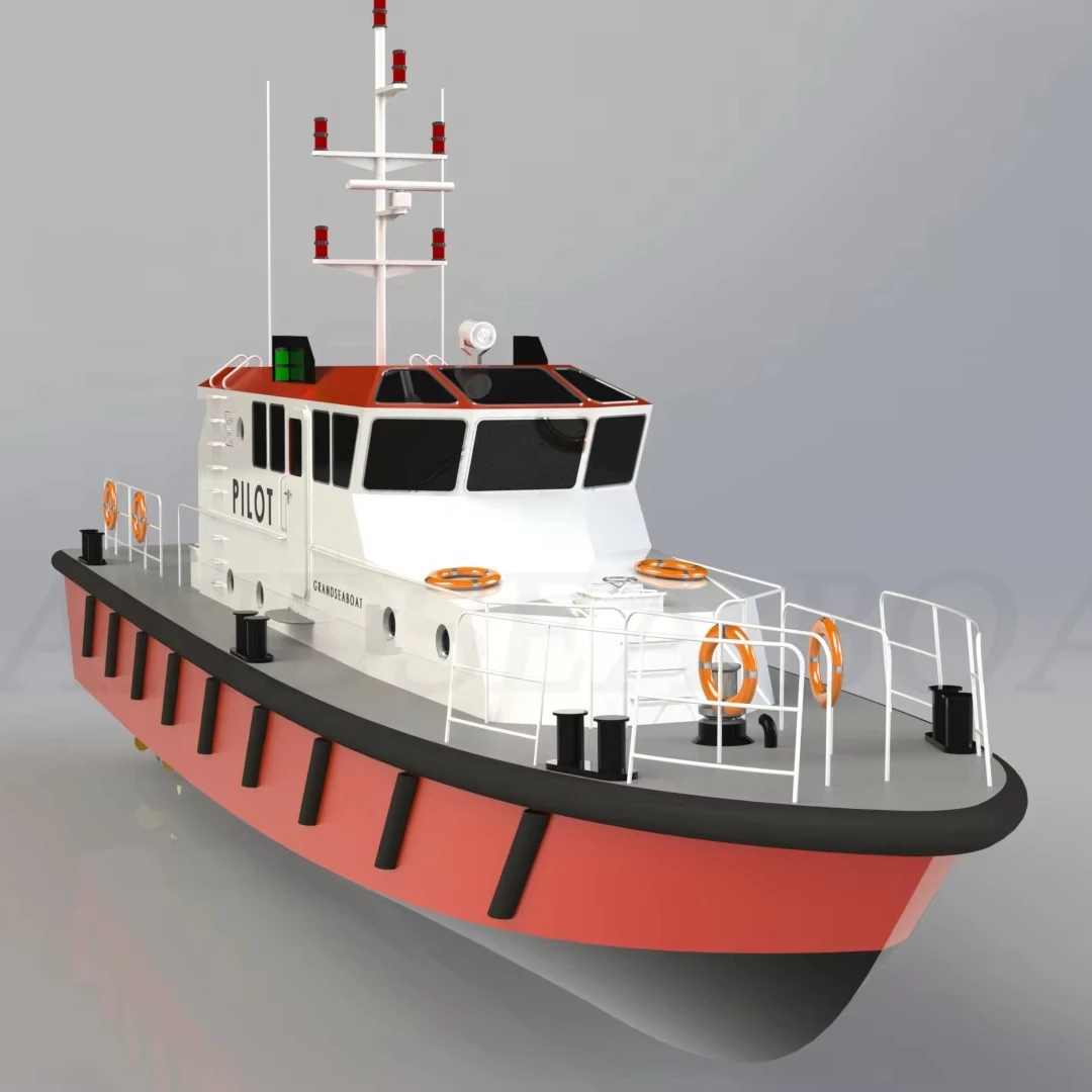 Grandsea 20m Steel Hull and Aluminum Superstructure Harbor Launch Pilot boat Shipyards Manufacturer for sale
