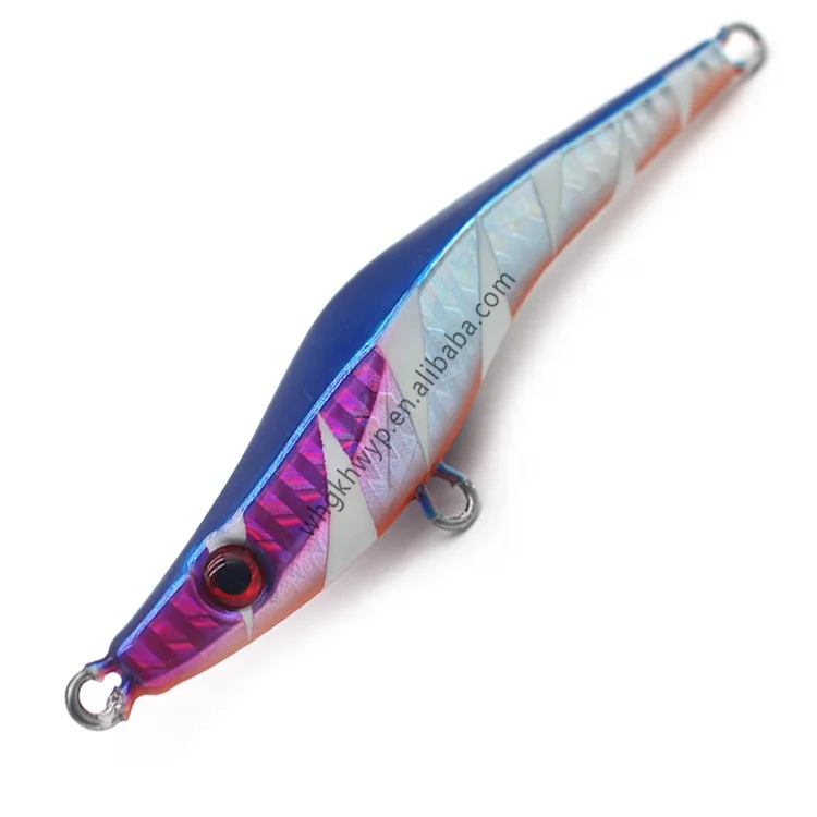 JIGGING 60g 80g 100g 120g Metal Lure S Shape Slow Metal Jig Lure Fishing Lead Jig Fishing Lures Wholesale
