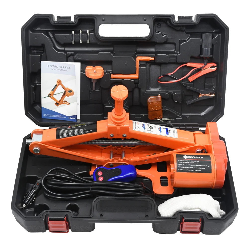 Лучшая цена пользовательские 5 тонн ножницы Электрический Джек Электрический Автомобиль Джек