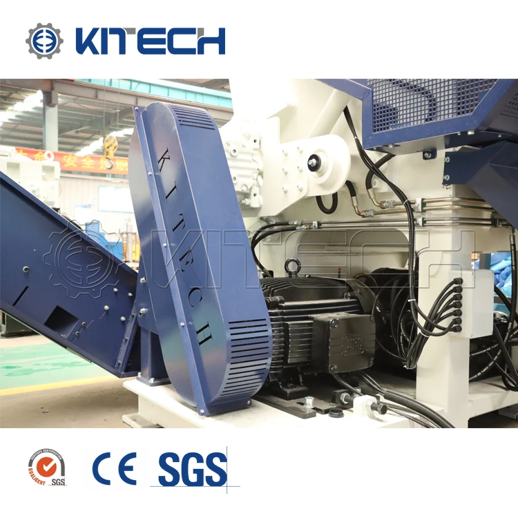 Europe Type 300-2000KG/H PP Jumbo Ton Bags PE Agricultural Film Recycling Plastic Shredder Machine