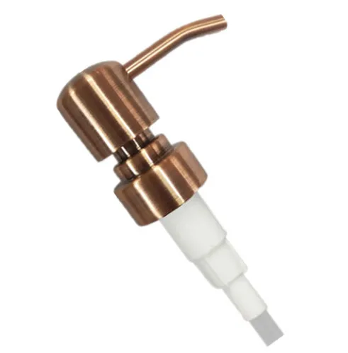 Wholesale Copper Perfume Bottle Stainless Steel Lotion Dispenser Pump