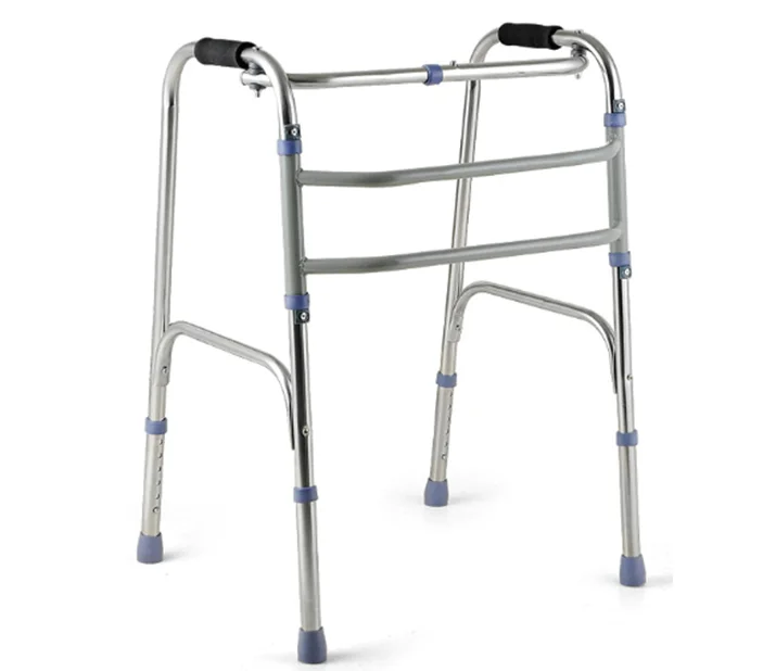 Health Medical Aluminum Lightweight Walker Height Adjustable Folding Adult Orthopedic Walker For Disabled