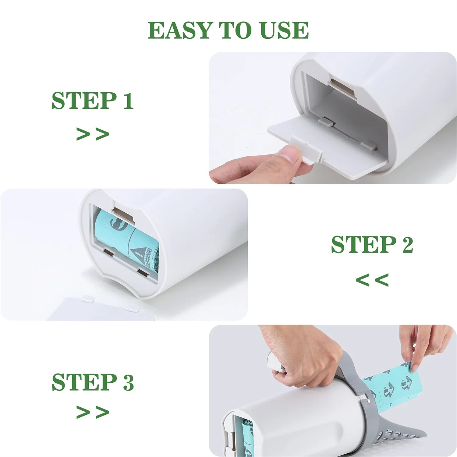 portable plastic sand waste container integrated shovel bin cat litter scoop with bag