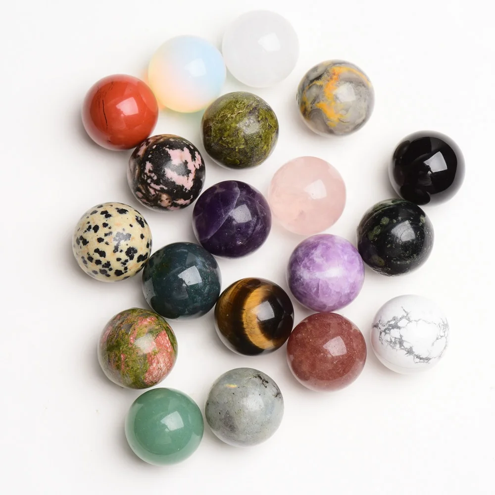 Wholesale 20mm small size natural crystal sphere healing quartz crystal ball mini crystal sphere ball