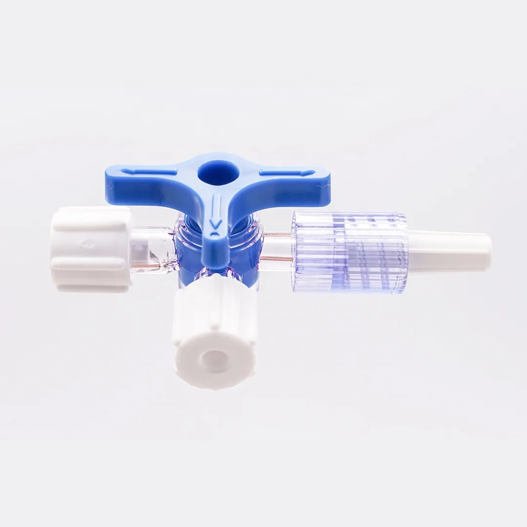 Disposable Single Use Three-Way Stopcock stopcock for singe use big size and small size with Luer Lock