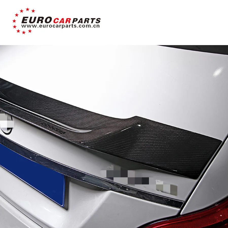CLS63 R style carbon finber rear wing spoiler skirt fit for CLS class w218 2012 to 2018 year cls63 carbon finber rear spoiler