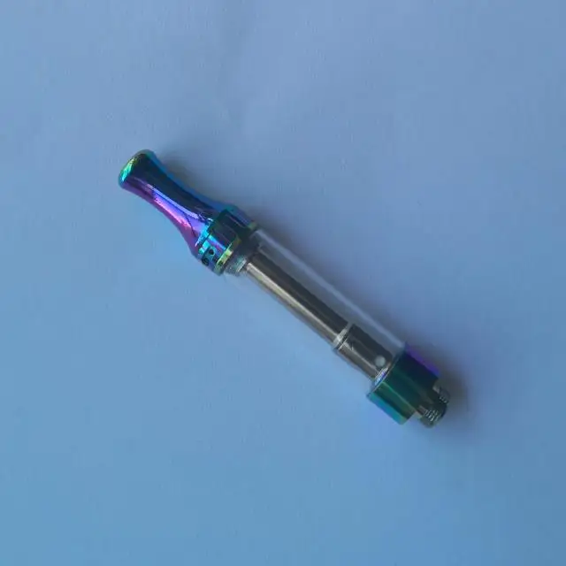 
Quartz coil top air hole adjustable air flow 510 thread no leakage bulk sale G10 CBD cartridge rainbow capacity 1.0ml D10.5mm 