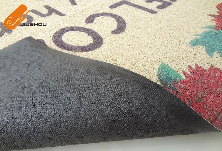 
Outdoor plastic coir door floor shower mat roll dog cage flooring 