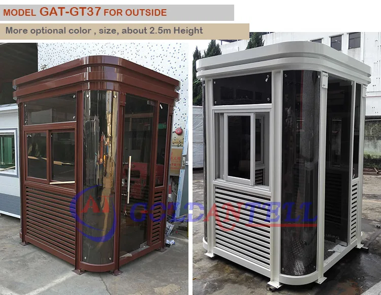 Fashionable design special model modern guard house with tall custom size