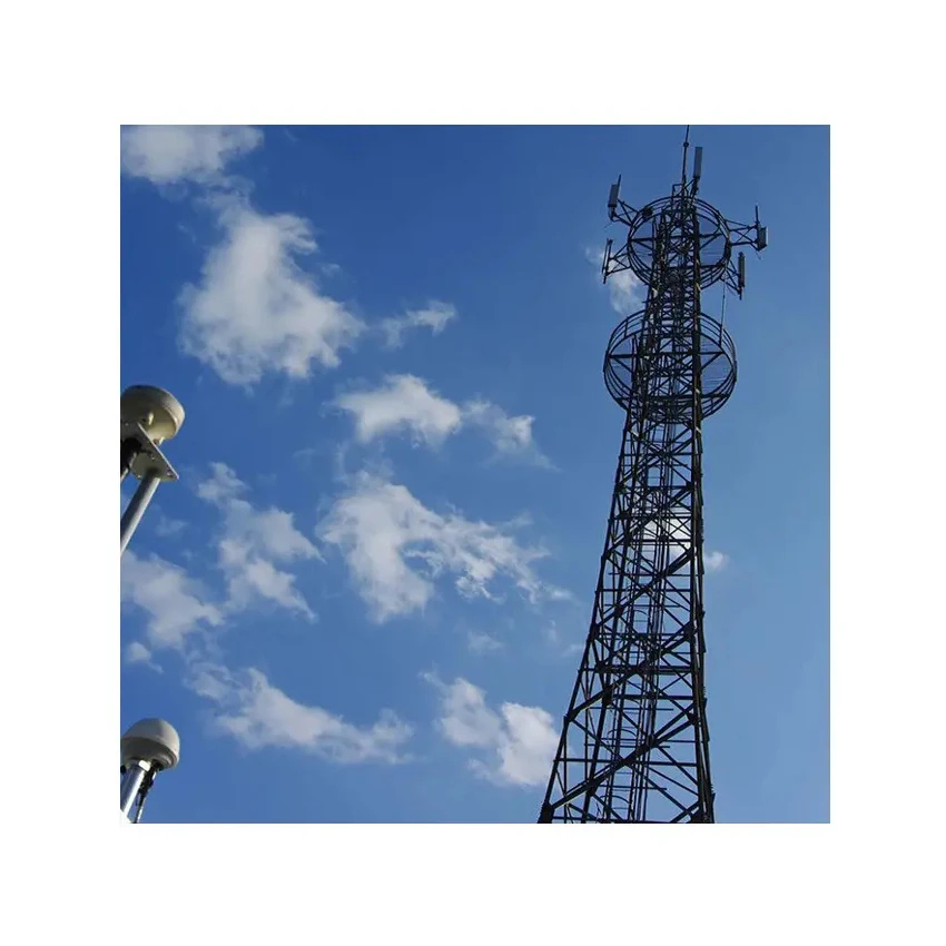 300 Feet Stand Alone Four Legged Angular Pure Steel Tevelisions 5ghz Radio Transmission Antenna Bts Base Station Mast Tower