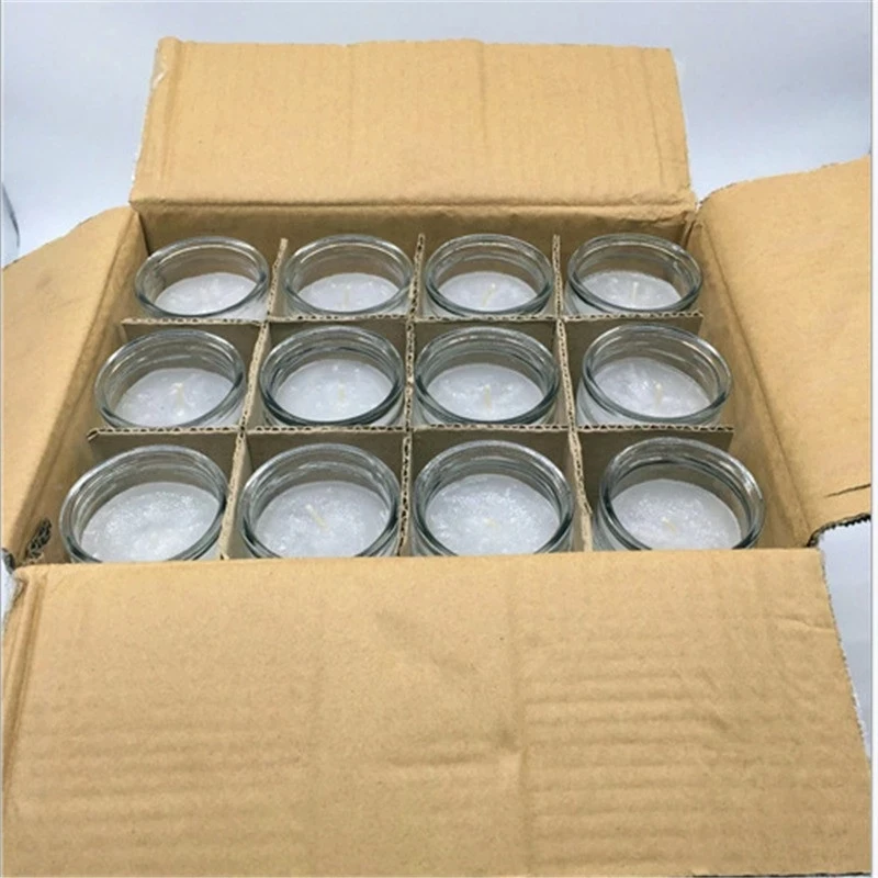 China Wholesale rainbow Colorful Candle Glass Jar Catholic Religious Candles 7 Day Candles