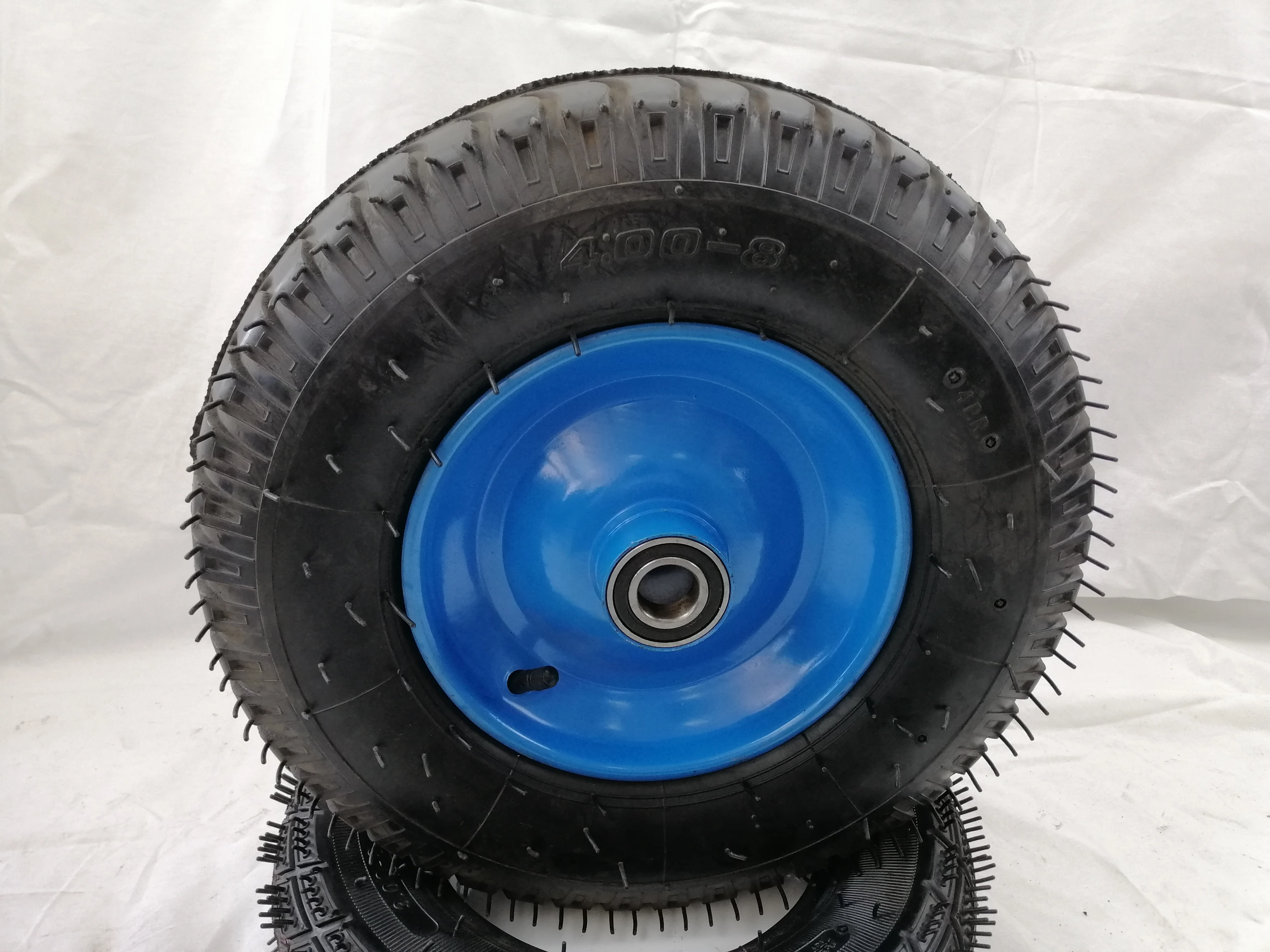 cart wheel solid rubber tires 400-8 350-8 250-4 rubber wheels for wheel barrow