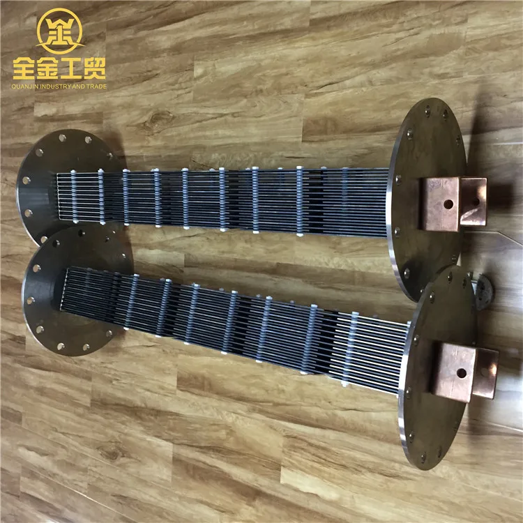 Ruthenium iridium coating titanium anode for sodium hypochlorite generator